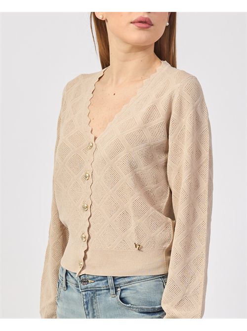 Yes Zee Women's V-Neck Cardigan YES ZEE | M438-BR000212